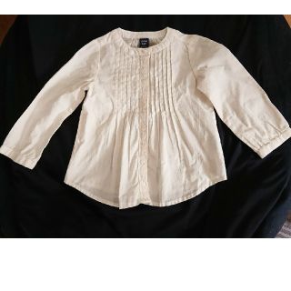 ベビーギャップ(babyGAP)のbabyGAP 新品 春物 レース×タック ブラウス 生なり (ブラウス)