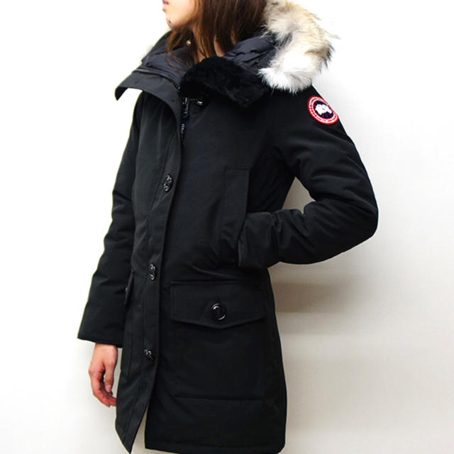 正規品直輸入】 CANADA GOOSE カナダグース ブロンテ ブラックXSサイズの通販 by a4 カナダグースならラクマ 