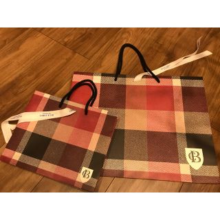 バーバリーブルーレーベル(BURBERRY BLUE LABEL)のブルーレーベルのショッパー2点(ショップ袋)