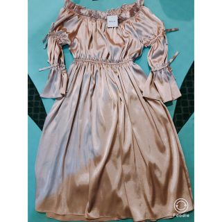 ミルク(MILK)の【ショコラ様専用】MILK  グッドナイトプリンセス dress 新品未着(ひざ丈ワンピース)