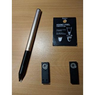 ADONIT PIXEL Bronze 中古 充電アダプタ+1個 替えペン先付(その他)