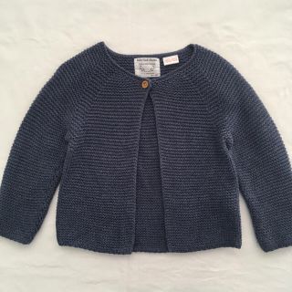 ザラキッズ(ZARA KIDS)の86㎝ ZARA*コットンニットカーディガン(カーディガン/ボレロ)