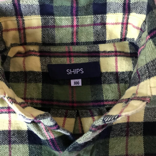 SHIPS KIDS(シップスキッズ)のシップスキッズ ネルシャツ キッズ/ベビー/マタニティのキッズ服男の子用(90cm~)(ブラウス)の商品写真