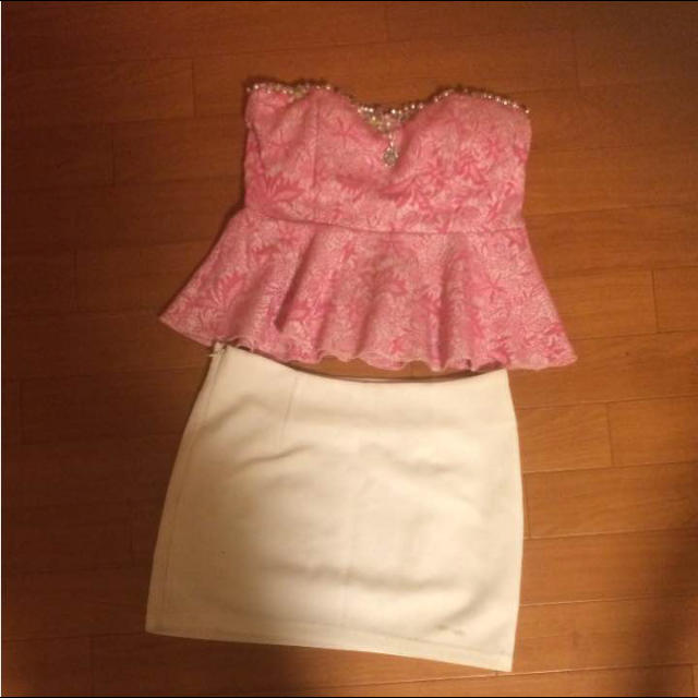 ツーピース キャバドレス レディースのフォーマル/ドレス(ナイトドレス)の商品写真