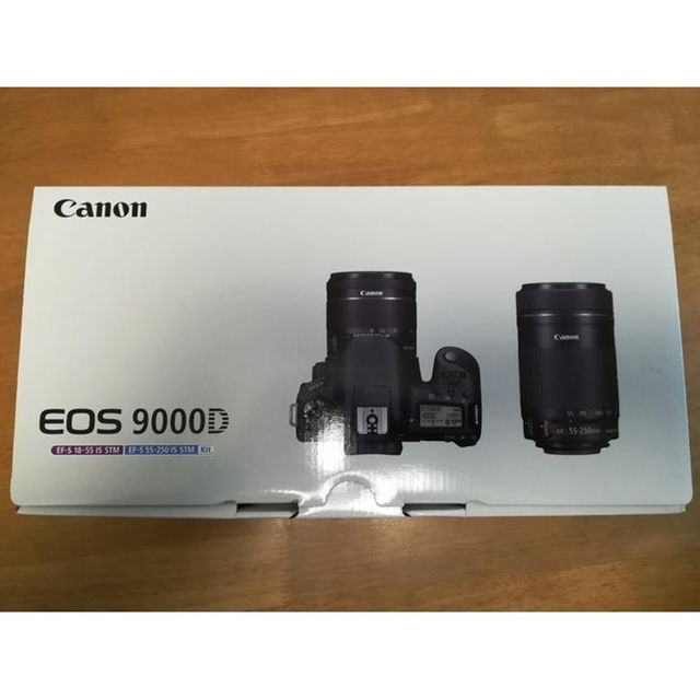 種類豊富な品揃え キャノン EOS 9000D ダブルズームキット 未使用