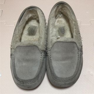 アグ(UGG)の箱なし 使用感あり 正規品UGG アンスレー ライトグレー(スリッポン/モカシン)