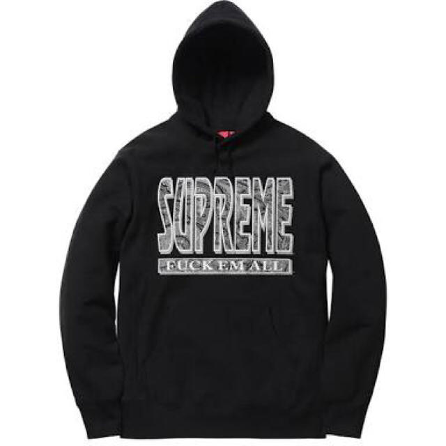 日本限定モデル】 【L】Supreme Paisley Fuck Em All Hooded パーカー