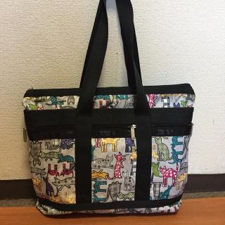 LeSportsac レスポートサック　猫柄2way バッグ