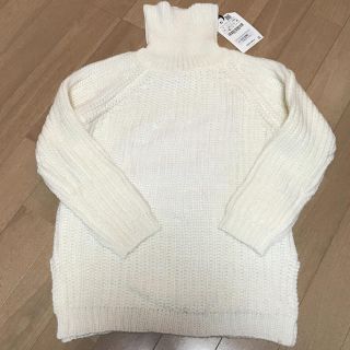 ザラキッズ(ZARA KIDS)のZARA kids ホワイトセーター122㎝(ニット)