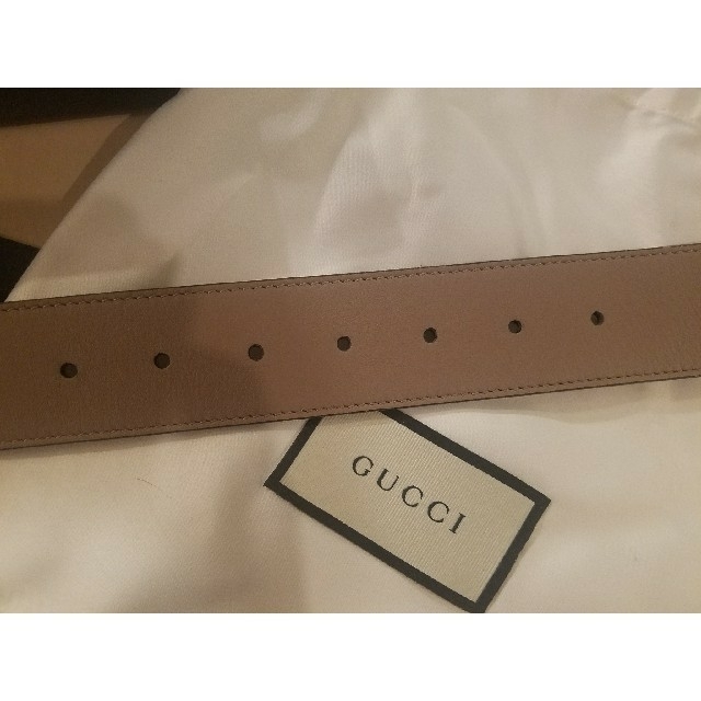 Gucci(グッチ)の超美品♡GUCCI 2017S/S ベージュベルト レディースのファッション小物(ベルト)の商品写真