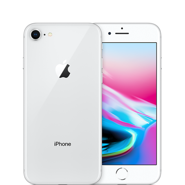 Apple - アップル iPhone8 64G　シムフリー（ロック解除）シルバー■ほぼ新品/