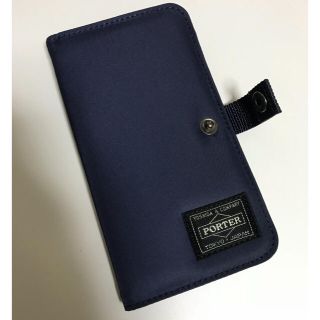 ポーター(PORTER)のiphone 7+ 8+ ブックタイプケース ポーター porter ネイビー(iPhoneケース)