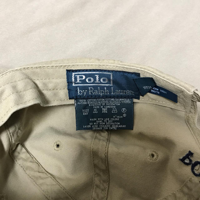 POLO RALPH LAUREN(ポロラルフローレン)のポロ ラルフローレン 帽子 キャップ 男女兼用 レディースの帽子(キャップ)の商品写真