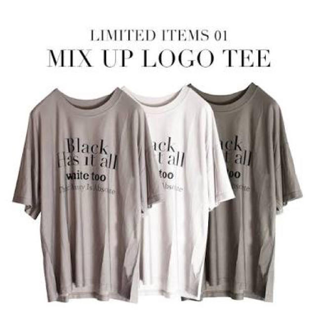 Ameri VINTAGE(アメリヴィンテージ)のameri vintage MIX UP LOGO TEE 専用です。 レディースのトップス(Tシャツ(半袖/袖なし))の商品写真