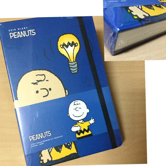 PEANUTS(ピーナッツ)のPEANUTS(チャーリーブラウン)★日記帳/スケジュール帳(韓国) インテリア/住まい/日用品の文房具(カレンダー/スケジュール)の商品写真