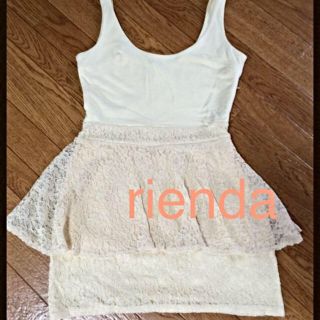 リエンダ(rienda)のrienda チュニック(ミニワンピース)