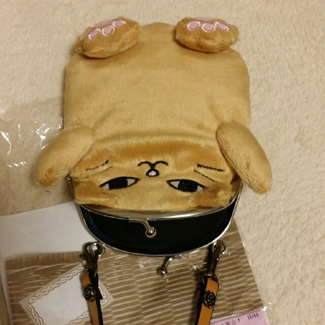 FELISSIMO(フェリシモ)の猫の👛ポーチ ハンドメイドのファッション小物(ポーチ)の商品写真