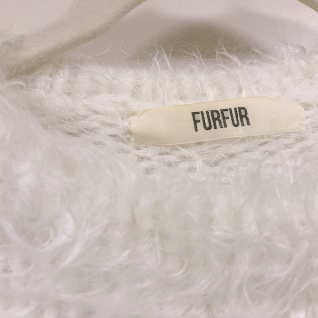 fur fur(ファーファー)のFURFUR フェザーヤーンニット♡ レディースのトップス(ニット/セーター)の商品写真