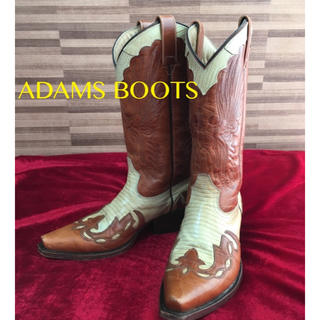 【ADAMS BOOTS】ウエスタンブーツ 23.5cm(ブーツ)