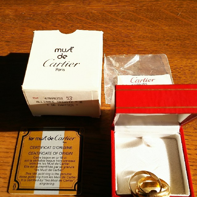 Cartier - 美品❗️ カルティエ Cartier トリニティ リング3連18K 13号 ...