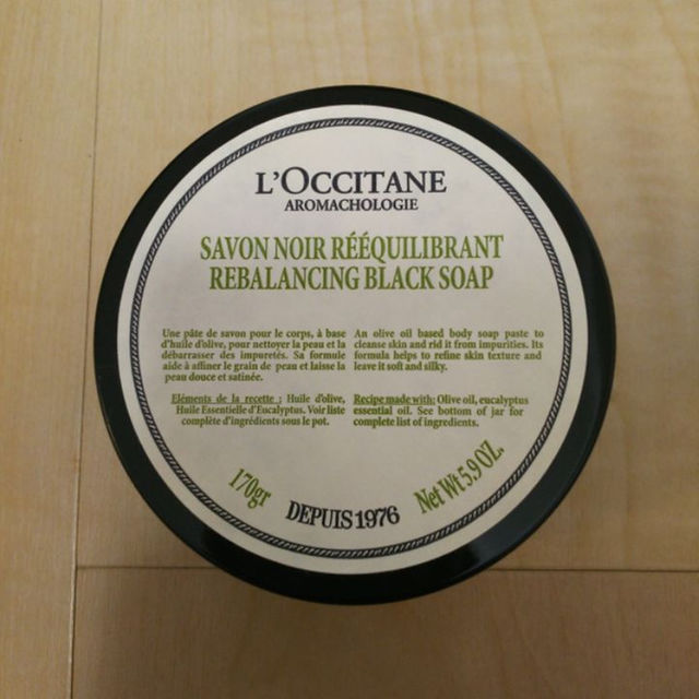 L'OCCITANE(ロクシタン)の新品‼️ ロクシタン ブラック ボディ ペースト ボディソープ 170g コスメ/美容のボディケア(その他)の商品写真