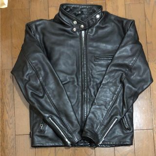 ショット(schott)の【美品】schott☆40☆ボアライナー付シングルライダース☆ショット(ライダースジャケット)