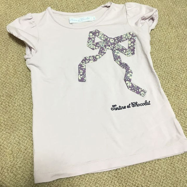 Tartine et Chocolat(タルティーヌ エ ショコラ)のタルティーヌエショコラ Tシャツ 100 キッズ/ベビー/マタニティのキッズ服女の子用(90cm~)(Tシャツ/カットソー)の商品写真