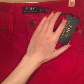 ポロラルフローレン(POLO RALPH LAUREN)の新品 POLO RALPH LAUREN ベルベットパンツ。(カジュアルパンツ)