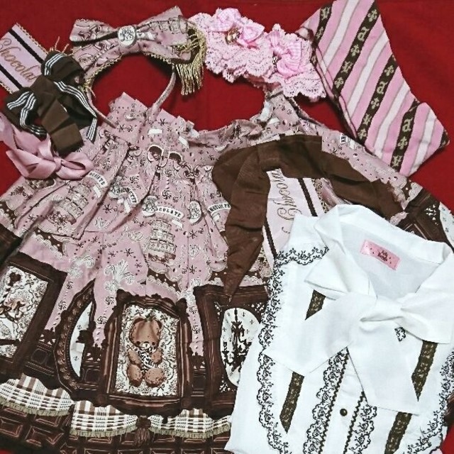 Angelic Pretty ミュゼチョコレートスカート セット - mgf.ru