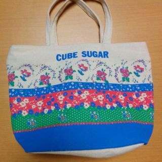 キューブシュガー(CUBE SUGAR)のCUBE SUGAR　ミニトートバッグ　美品(トートバッグ)