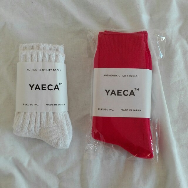 YAECA(ヤエカ)の【新品】yaeca ソックス2個セット　サイズS レディースのレッグウェア(ソックス)の商品写真