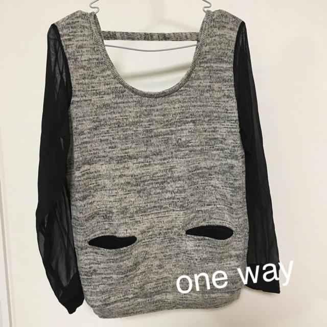 one*way(ワンウェイ)のone way ニットトップス レディースのトップス(ニット/セーター)の商品写真