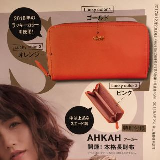 アーカー(AHKAH)のオトナミューズ アーカー 開運レザー調長財布(財布)