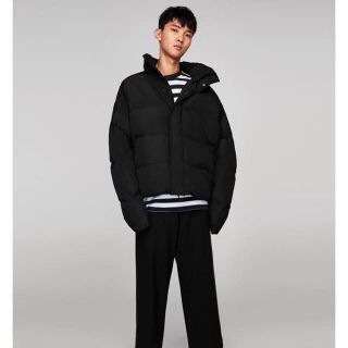 ザラ(ZARA)のZARA パフジャケット ダウン ザラ バレンシアガ シュプリーム S(ダウンジャケット)