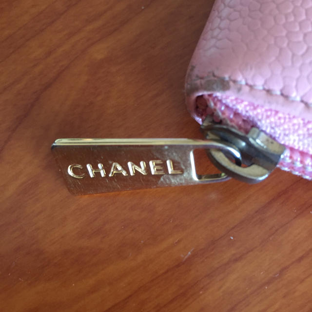 CHANEL(シャネル)のキャビアスキン長財布♡ピンク レディースのファッション小物(財布)の商品写真