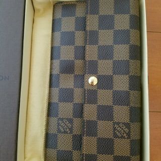 ルイヴィトン(LOUIS VUITTON)の美品正規ルイヴィトンダミエポルトフオイユ(財布)