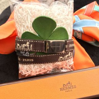 エルメス(Hermes)のエルメスリボンのブレスレット  【正規品】☆☆(その他)