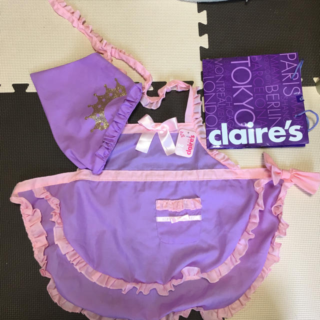 claire's(クレアーズ)のエプロン&三角巾 キッズ/ベビー/マタニティのキッズ服女の子用(90cm~)(その他)の商品写真