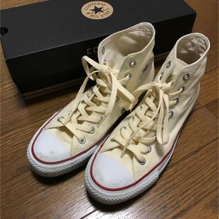 コンバース(CONVERSE)のsmilechan様専用 コンバース ハイカット オフホワイト 25 (スニーカー)