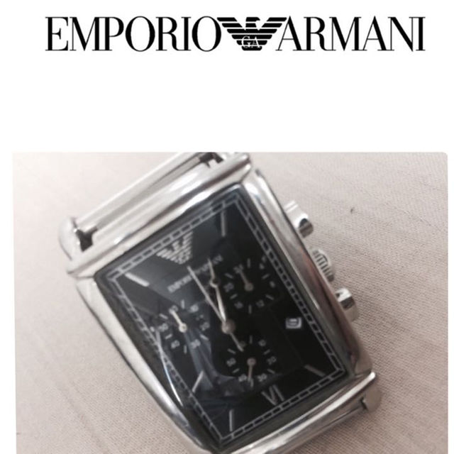 Emporio Armani - 格安☆エンポリオアルマーニ腕時計(クロノグラフ)の