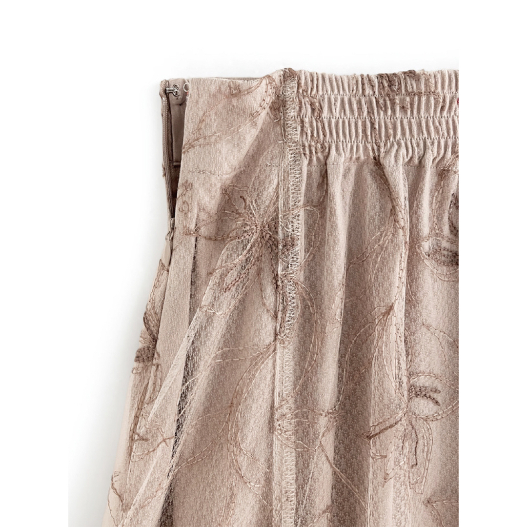 GRL チュールロングスカート フラワー 花柄 刺繍 上品 新作 SALE