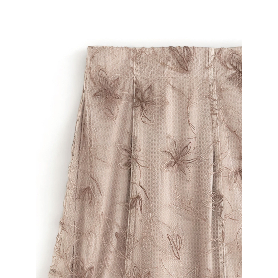 GRL チュールロングスカート フラワー 花柄 刺繍 上品 新作 SALE