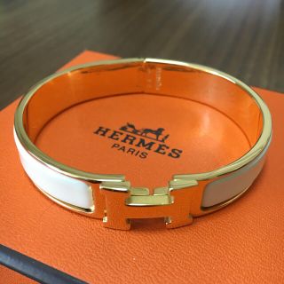 エルメス(Hermes)のエルメスクリッククラックバングルブレスレットカルティエHERMESシャネル(ブレスレット/バングル)