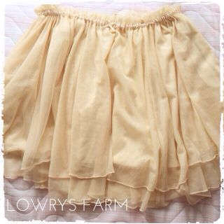 ローリーズファーム(LOWRYS FARM)のLOWRYS FARM＊シフォンスカート(ミニスカート)