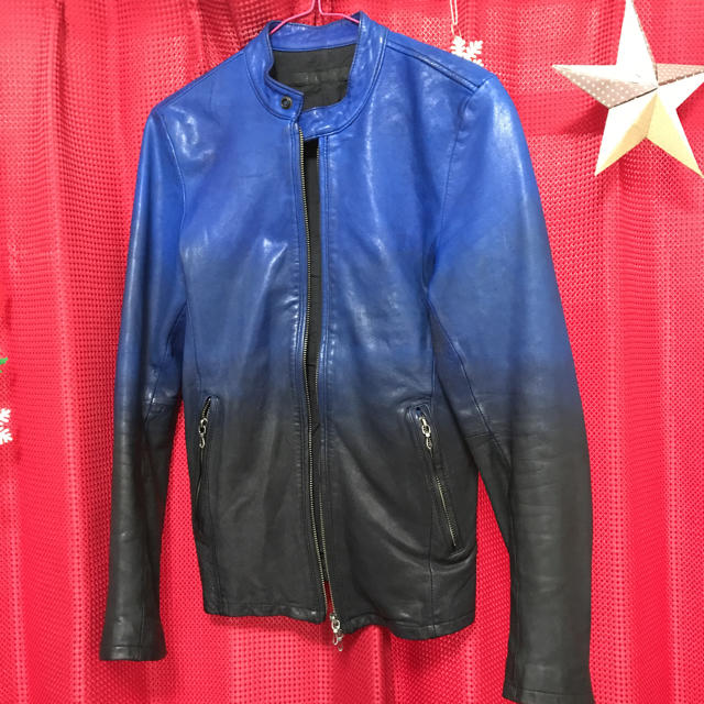 FUGA - FUGA グラデーションライダース レザージャケットの通販 FUGA - FUGA グラデーションライダース レザージャケットの通販