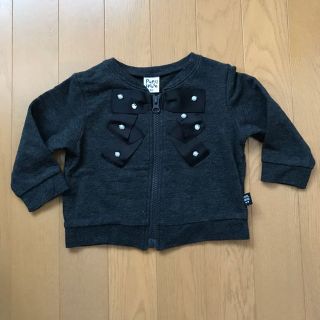 ナルミヤ インターナショナル(NARUMIYA INTERNATIONAL)の✨良品✨☆Pupil  House☆ 薄手カットソーブルゾン  80(その他)