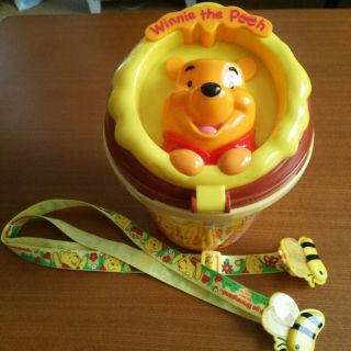 ディズニー ポップコーンバケット  プーさん  ミツバチのショルダーつき☆(その他)