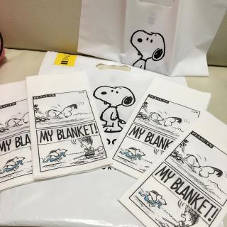 ピーナッツ(PEANUTS)のスヌーピーミュージアム 紙ナプキン ショップ袋(テーブル用品)