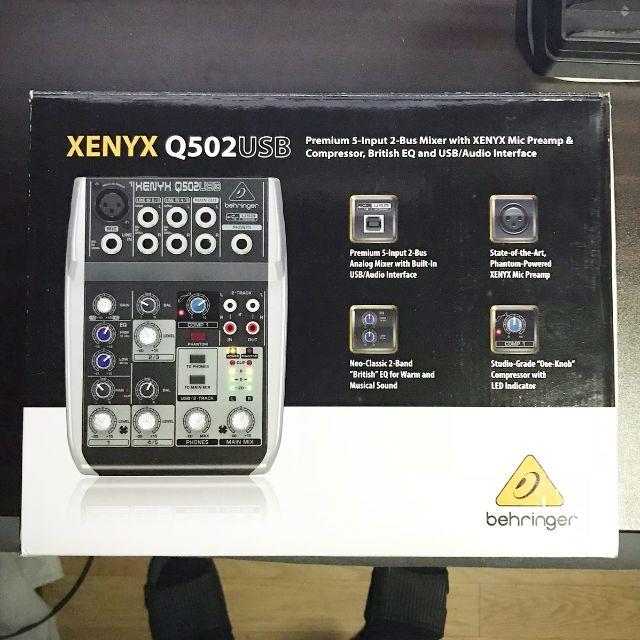 BEHRINGER　XENYX Q502　ミキサー（送料込み） 楽器のレコーディング/PA機器(ミキサー)の商品写真