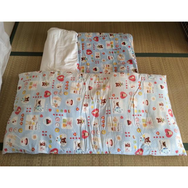 ママさん3169様専用 洗えるお昼寝布団掛敷カバーセット 専用バッグ付き キッズ/ベビー/マタニティの寝具/家具(ベビー布団)の商品写真